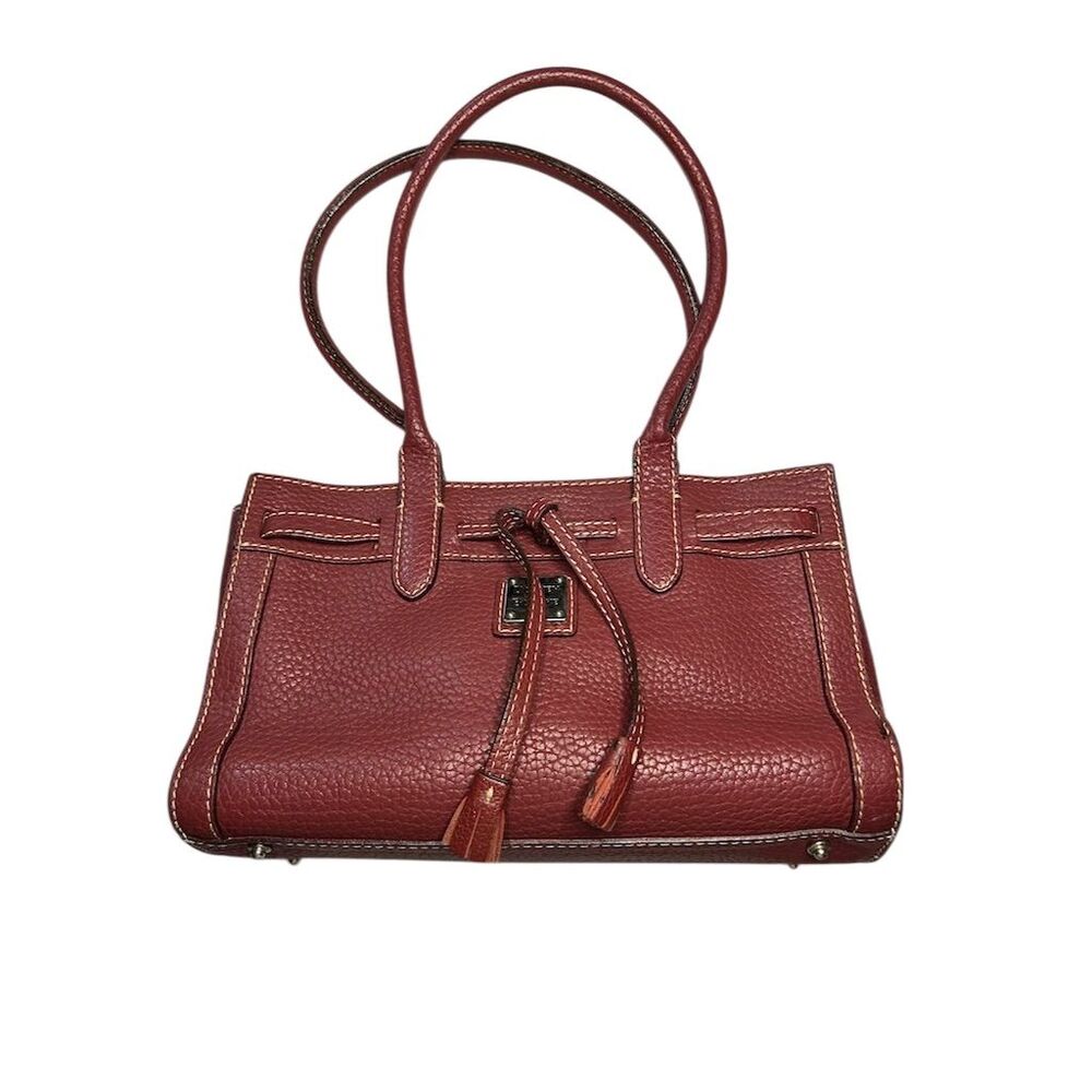 Dooney & Bourke Women's Red leather Purse with Tassel Accents